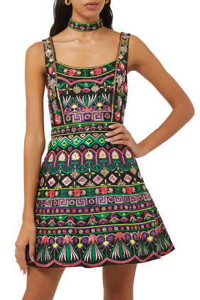 Tricia Embellished Mini Dress